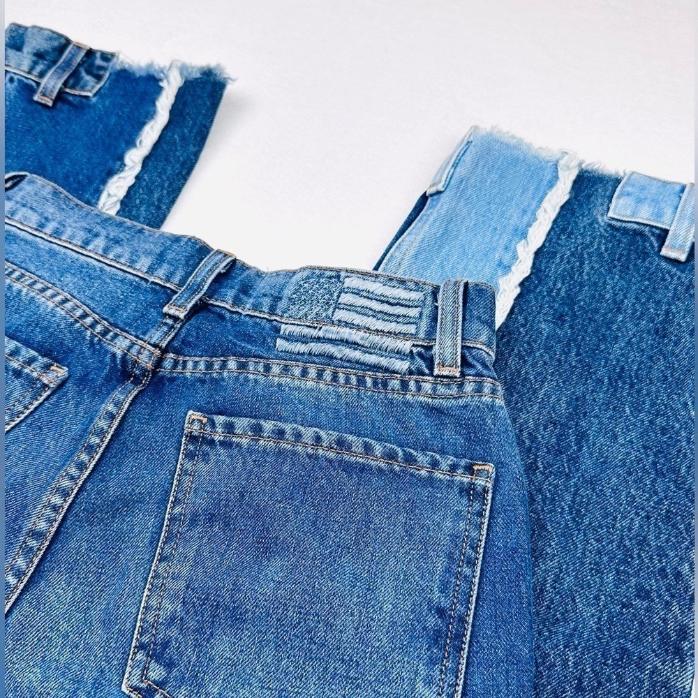 Revice Women’s Matchmaker Love at First Sight 24 Waist Patchwork Fringe Jeans - Picture 13 of 13